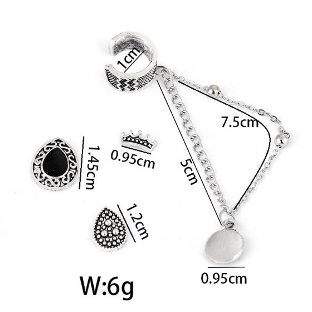 New 2019 Sexy Bohemia Ear Cuff Stud Earring Set - Picture 2 of 5
